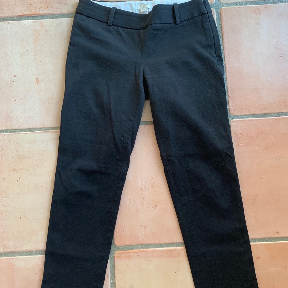 J Crew black 0petite Minnie pants